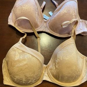 Soma bras worn twice. Adobe rose and nude. 36C